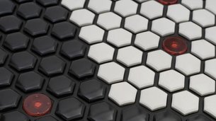 Matte Detailfoto 2 - Liegematte / Sitzmatte - Kristallmatte / Frequenzmatte / Infrarotmatte / Magnetfeldtherapiematte